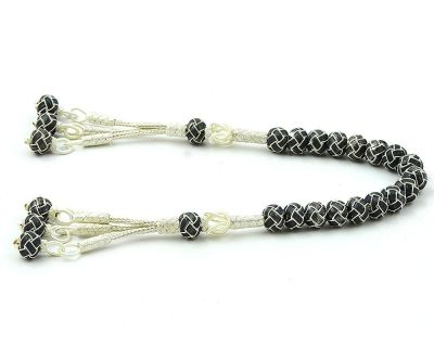 1000k Silver Handbraid Trabzon Zaza Style Rosary (Tasbih) - 1