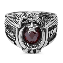 1990 Jandarma Yüzüğü (Atatürk İmzası-1990) - Anı Yüzük