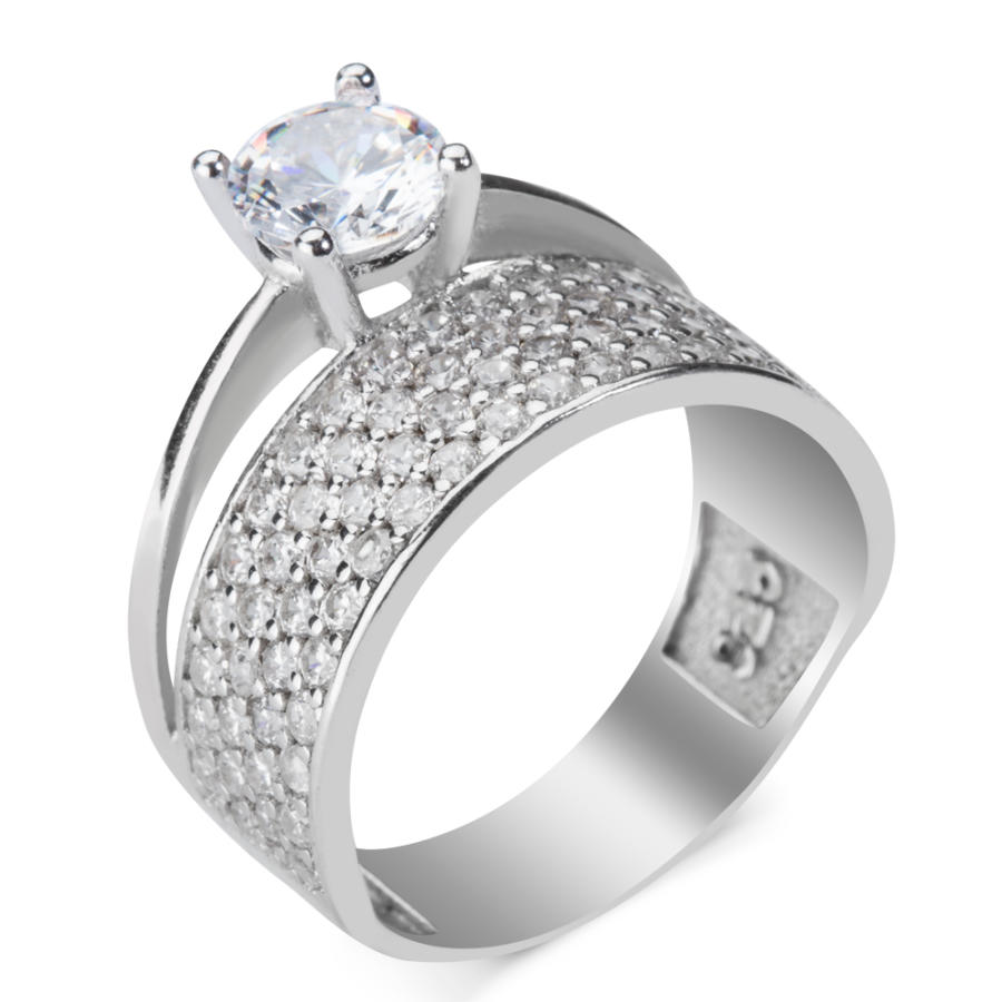 4 Sıra Taşlı Tek Taş Yüzük