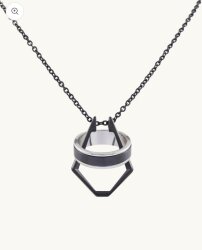 925 Ayar Gümüş Minimalist Yüzük Saklama Kolyeliği - 2