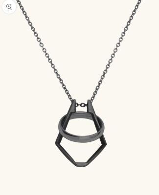 925 Ayar Gümüş Minimalist Yüzük Saklama Kolyeliği - 3