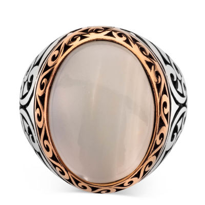 925 Sterling Silver Ring with Mother of Pearl - 2