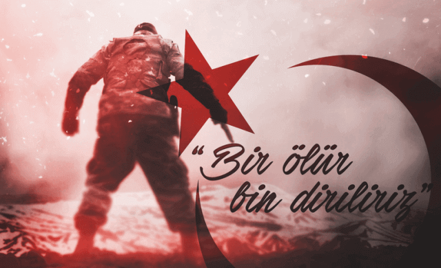 Biz Türk'ün Askeriyiz, Bir Ölür, Bin Diriliriz!