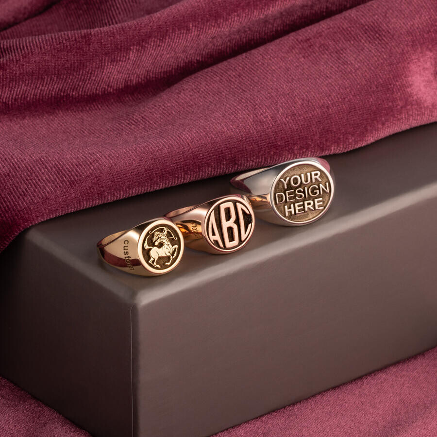 Kişiye Özel Olarak Tasarlanan Gümüş Yüzüğünüz Anı Yüzük'te !