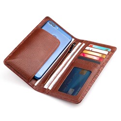 Anıtolia Style Kroko Deri Cep Telefonu Bölmeli Deri El Cüzdanı Taba - Anı Yüzük