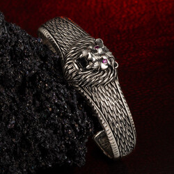 Aslan Tasarım 925 Ayar Gümüş Bileklik - Anı Yüzük