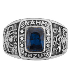 Azerbaycan Ali Herbi Mektebi (AAHM) Yüzüğü - Anı Yüzük