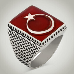 B Series Teşkilat Movie Series Ring (Licensed Moon and Star For Mens) - 7