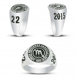 Bahçelievler Adnan Menderes Anadolu Lisesi Yüzüğü 2015 (Bay) - Anı Yüzük