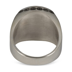 Barbaros Hayreddin Pasha Standard Silver Mens Ring - 4