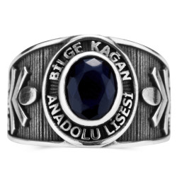 Bilge Kağan Anadolu Lisesi Okul Yüzüğü - Anı Yüzük