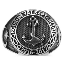 Bodrum Mesleki ve Teknik Anadolu Lisesi Yat Kaptanlığı Bölümü Mezuniyet Yüzüğü - Anı Yüzük