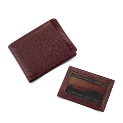 Genuine Leather Wallet S0129 Brown