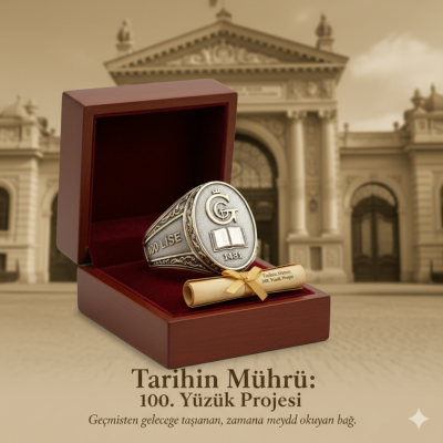 BURSA ERKEK LİSESİ 🏛️ Tarihin Mührü: 100 Yıllık Okullar Koleksiyonu Anı Yüzüğü - 1