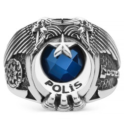 Çift Kartal Başlı 17.Dönem Polis Yüzüğü - Anı Yüzük