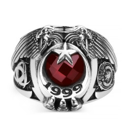 Çift Kartal Başlı 1999 Polis Okulu Mezunları Bayan Yüzüğü - Anı Yüzük