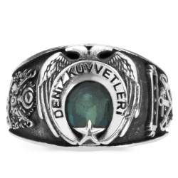 Çift Kartal Başlı Deniz Kuvvetleri Yüzüğü 2015 - Anı Yüzük
