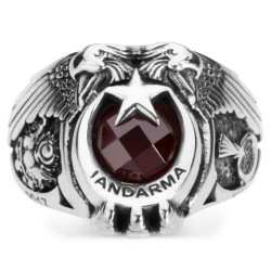 Jandarma Şualı Askeri Devre Yüzüğü - Anı Yüzük