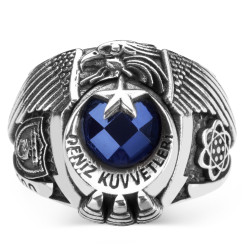 Deniz Kuvvetleri Komutanlığı Elektronik Astsubayı Yüzüğü - Anı Yüzük