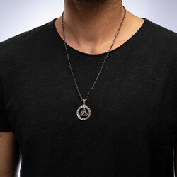 Egyptian Eye of Horus Necklace (Thick Chain) - 2