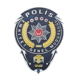 Emniyet Genel Müdürlüğü Polis Cüzdan Rozeti - 3