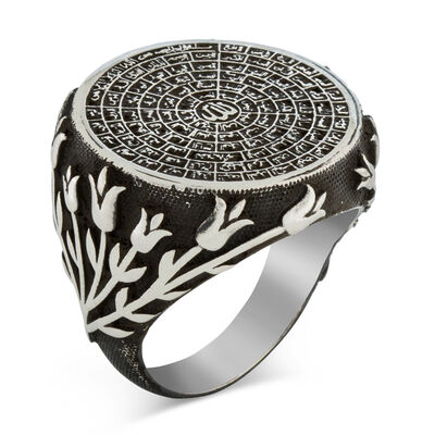 Esma-ul Husna Baba Movie Series Ring (Male Large 925 Sterling Silver) - 1