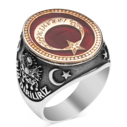 Exclusive Silver Ring Engraved with One of Us Dies a Thousand Rises - 3