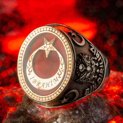 Exclusive Silver Ring Engraved with One of Us Dies a Thousand Rises - 1