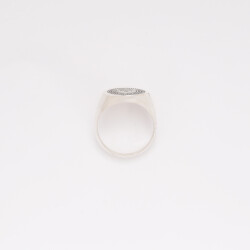 FB Lisanslı Gümüş Minimalist 100.Yıl Yüzüğü - 3