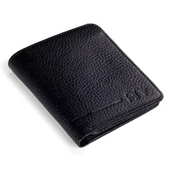 Fonksiyonel Hakiki Deri Klasik Erkek Cüzdan Siyah - Anı Yüzük