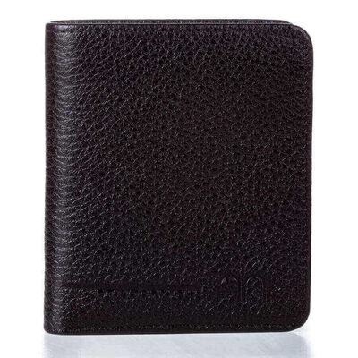 Gold-Mavi Hava Kuvvetleri Mini Rozetli Katlamalı Klasik Cüzdan Siyah - 5