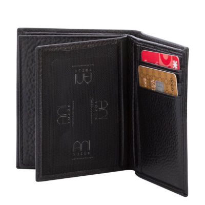 Gri Renk Gümrük Muhafaza Kaçakçılık Rozetli Klasik Cüzdan Siyah - 4