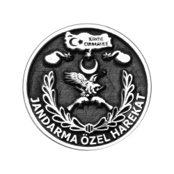 Gümüş Jandarma Özel Harekat Yaka Rozeti - Anı Yüzük