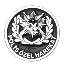 Gümüş Polis Özel Harekat Yaka Rozeti - 1