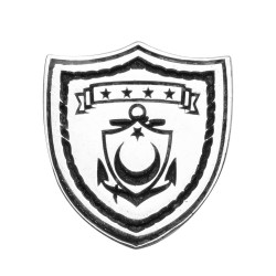 Gümüş Türk Deniz Kuvvetleri Yaka Rozeti - Anı Yüzük