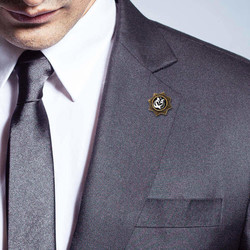 Hüdhüd Kuşu Yaka Rozeti - Anı Yüzük