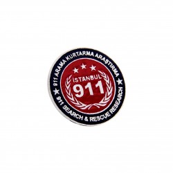 İstanbul Arama Kurtarma Araştırma 911 Rozeti - 2