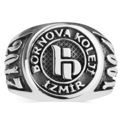 İzmir Bornova Koleji Okul Yüzüğü - Anı Yüzük