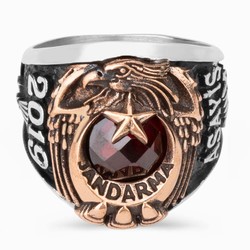 Jandarma Asayiş 2019 Devre Yüzüğü (Şua-Göktürkçe Türk) - Anı Yüzük