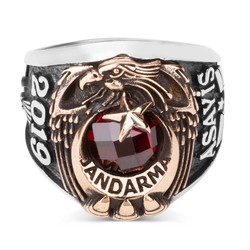 Jandarma Asayiş 2019 Devre Yüzüğü (Şua-Uzman Çavuş) - Anı Yüzük