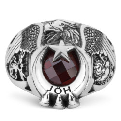 Tek Kartal Başlı Pençeli TSK Jandarma Özel Harekat (JÖH) Yüzüğü - Anı Yüzük