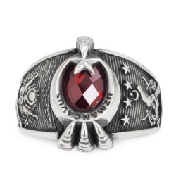 Kemal Atatürk'lü Uzman Çavuş Yüzüğü - Anı Yüzük