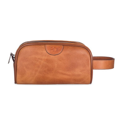 Marvin Vintage Crazy Deri El Çantası Unisex Taba - 4