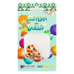 Maysa ve Bulut Lisanslı Çocuk Kehribar Diş Kolye Karışık Renk - Anı Yüzük