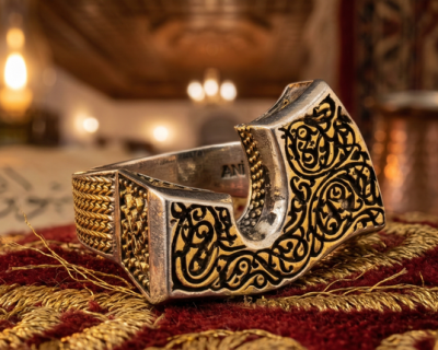 Mehmed: Fetihler Sultanı Dizisi (Orijinal Lisanslı Baltaoğlu Süleyman Bey Yüzüğü Gold Renk) - 1