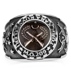 Mineli Türk Kara Kuvvetleri Yüzüğü - Anı Yüzük