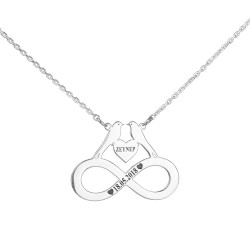 Personalized Infinity Necklace with Bird Motive - Anı Yüzük