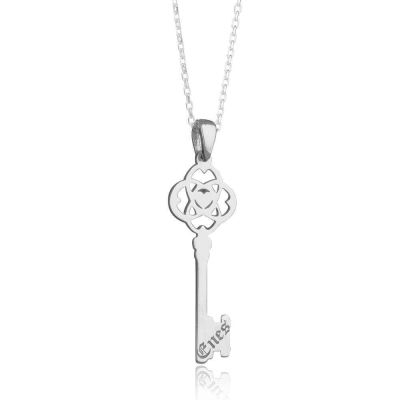 Personalized Key Shaped Womens Necklace - 1