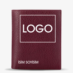 Mineli Polis Özel Harekat Rozetli Klasik Cüzdan Bordo - 5