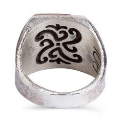 Reanimation Themed Sterling Silver Mens Ring - 4